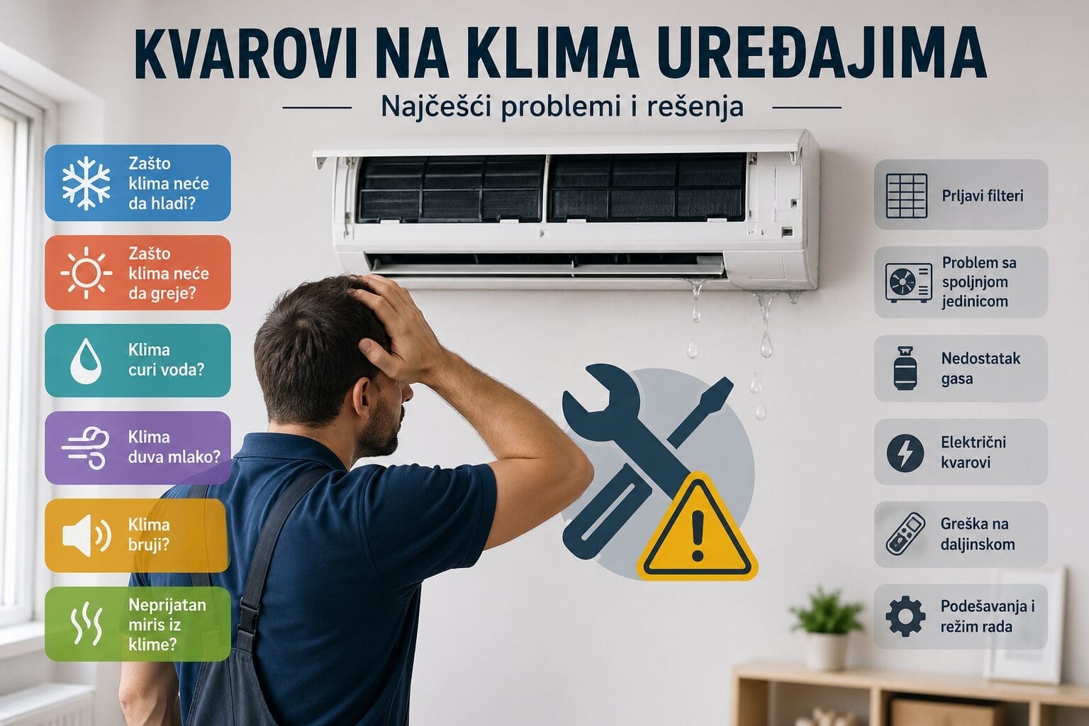 Kvarovi na klima uređajima