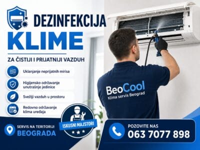Dezinfekcija klime Beograd 1 dezinfekcija klime Servis i popravka Klima uredjaja u Beogradu