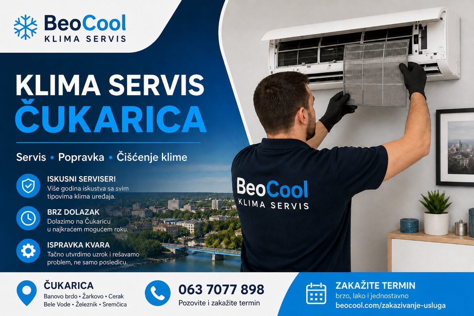 klima servis cukarica BeoCool