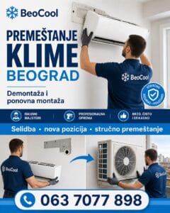 Premeštanje klime Beograd 1 premestanje klime beograd Servis i popravka Klima uredjaja u Beogradu