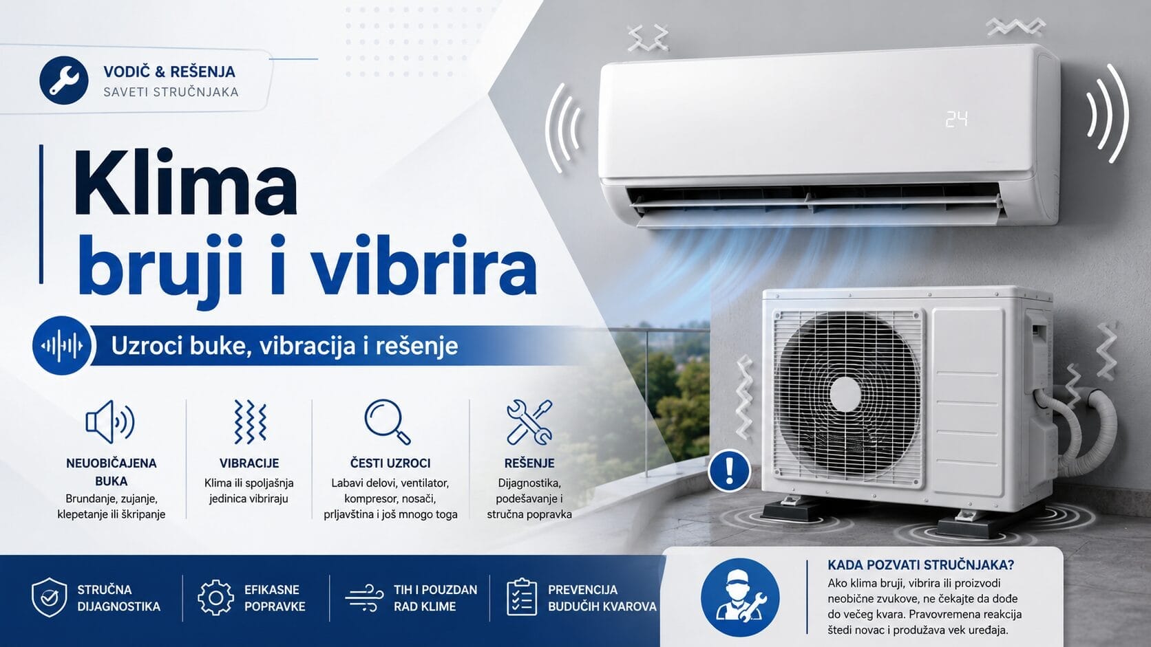 Klima bruji i vibrira