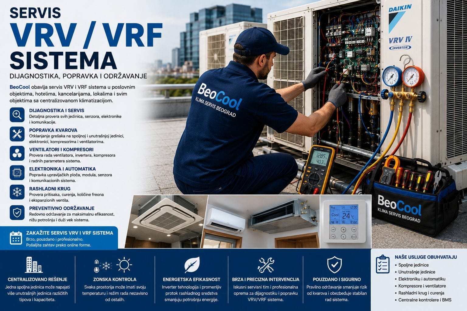 servis VRV i VRF sistema